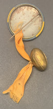 Load image into Gallery viewer, 1923 Football Scorecard + Pinback W/ Football Canisius Golden Griffins vs Dayton
