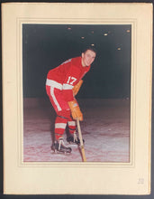 Load image into Gallery viewer, Original Paul Henderson Rookie Era J.D. McCarthy Photo + Album Stamp NHL Hockey
