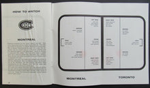 Load image into Gallery viewer, 1964/1965 Toronto Maple Leafs Information Book TV Viewers&#39; Guide NHL Hockey VTG
