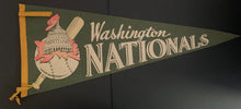 Load image into Gallery viewer, 1930s Washington Nationals Full Size Pennant Rare Variation Vintage MLB Senators
