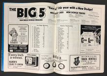 Load image into Gallery viewer, 1975-1976 WHA Hockey Program San Diego Mariners vs Phoenix Roadrunners Vintage
