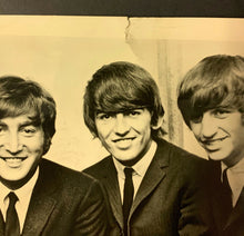 Load image into Gallery viewer, 1964 The Beatles Iconic Rock Band Official Group Photo Shindig TV Special Lennon
