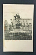 Vintage Canadian Postcard Quebec Short Wallick Monument Montreal Quebec RPPC