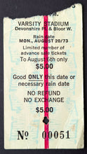 Load image into Gallery viewer, 1973 Varsity Stadium Rock Concert Ticket Grand Funk Railroad + Lee Michaels VTG
