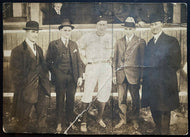 1912 Type 1 Ty Cobb Vintage Baseball Photo Montreal Ball Park Barnstorming Tour