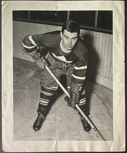 Load image into Gallery viewer, 1951 Toronto Maple Leafs Bob Sabourin Photo Vintage Hockey NHL Original
