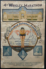 Load image into Gallery viewer, 1929 4th Wrigley Swimming Marathon Toronto CNE Grounds Program World Champion
