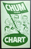March 5 1962 CHUM 1050 Music Chart Shirriff Chips Hockey Coins Advertisement