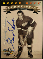 1992 Gordie Howe Signed Upper Deck Hockey Card Autographed Detroit Red Wings JSA