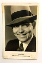 Load image into Gallery viewer, Clark Gable Greetings From Hollywood Postcard Vintage &amp; Rare Content On The Back
