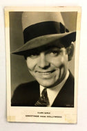 Clark Gable Greetings From Hollywood Postcard Vintage & Rare Content On The Back
