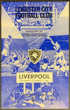 Load image into Gallery viewer, 1966 Leicester City Football Club Program Liverpool Soccer United Kingdom
