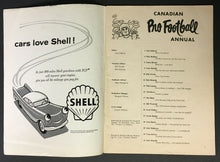 Load image into Gallery viewer, 1959 CFL Grey Cup Program CNE Stadium Winnipeg Blue Bombers Hamilton Ti-Cats
