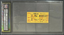 Load image into Gallery viewer, 1966 Dodger Stadium Beatles Slabbed Concert Ticket Authenticated iCert
