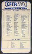1986 CFTR 680 Radio Survey Record Chart Toronto Music Paul Simon Madonna
