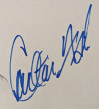 Load image into Gallery viewer, Carlton Fisk Autographed Boston Red Sox Signed Index Card MLB HOF JSA

