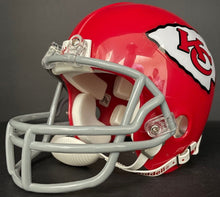 Load image into Gallery viewer, Len Dawson Kansas City Chiefs Autographed NFL Football Riddell Mini-Helmet PSA
