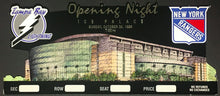 Load image into Gallery viewer, 1996 Tampa Bay Lightning 1st Game Ever Ice Palace Ticket vs New York Rangers
