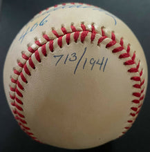 Load image into Gallery viewer, Ted Williams Autographed / Inscribed 406 AL Rawlings Baseball Upper Deck LOA
