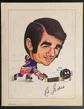 Load image into Gallery viewer, Circa 1970 Rod Gilbert Sporticatures by Pelkowski New York Rangers NHL Vintage
