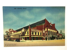 Load image into Gallery viewer, 1940's Chicago Arena Postcard Home Of Famous Ice Shows And Water Carnivals
