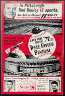 1970 Los Angeles Dodgers vs Pittsburgh Pirates Program MLB Baseball VTG Clemente