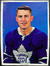 Load image into Gallery viewer, 1963-64 Chex Series 1 Photo Billy Harris NHL Hockey Toronto Maple Leafs Vintage
