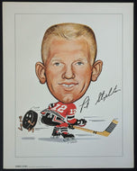 1970s Pat Stapleton Sporticatures Chicago Blackhawks NHL Vintage R.Pelkowski