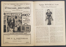 Load image into Gallery viewer, 1940 Montreal Forum 6 Day Bike Race Program Sports Magazine Vintage Torchy Peden
