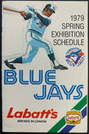 1979 Toronto Blue Jays Spring Training Exhibition Games MLB Baseball Schedule