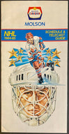 1984-85 Vintage NHL Hockey Schedule Molson