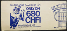 Load image into Gallery viewer, 1971 C.N.E. Stadium Montreal Alouettes vs Toronto Argonauts CFL Football Ticket
