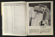 Load image into Gallery viewer, 1973 Charlotte Motor Speedway National 500 Nascar 14th Annual VTG Racing Program
