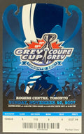 2007 Grey Cup Full Ticket Toronto CFL Football Rogers Centre Saskatchewan