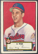 Load image into Gallery viewer, 1952 Topps Baseball Al Rosen #10 Cleveland Indians MLB Trading Card Vintage
