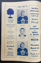 Load image into Gallery viewer, 1953 Toronto Maple Leafs Game Program New York Rangers Harry Lumley Shutout NHL
