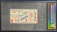 1952 World Series Ticket Game 7 Ebbets Field Dodgers iCert Authentic CLINCHER!