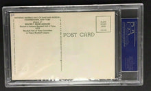 Load image into Gallery viewer, Buck Leonard Signed Hall Fame Plaque Postcard PSA DNA Authentic Negro Leagues
