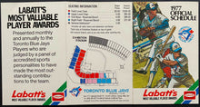 Load image into Gallery viewer, 1977 Toronto Blue Jays Inaugural 1st Season MLB Schedule Lot 2 Different Skeds
