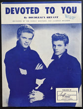 Load image into Gallery viewer, Everly Brothers Autographed Remco Drumhead Signed JSA + Sheet Music
