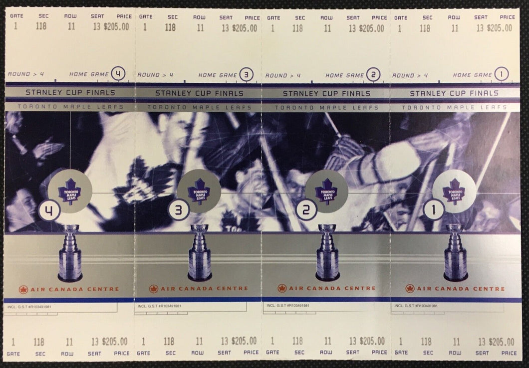 1999 Stanley Cup Finals Ticket Set Air Canada Centre Toronto Maple Leafs Picture