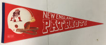 Load image into Gallery viewer, New England Patriots NFL Football Pennant Full Size 29&quot; Vintage Tom Brady
