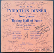 Autographed New Jersey Boxing Hall of Fame 10th Anniversary Program Signed VTG