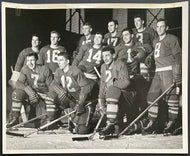 1950-51 Type 1 Photo Indianapolis Capitals Detroit Red Wings Farm Team v Knights