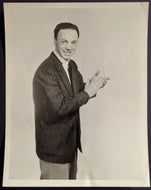 1957 Alan Freed Type 1 Promotional Celebrity Photo LOA Vintage Music Radio