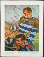 Vintage Print Lionel Conacher Leads Argonauts To 1921 CFL Grey Cup Victory