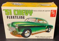AMT 1951 Chevy Fleetline Scale 1:25 Model Car Kit Vintage Factory Sealed