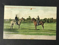 1907 Date Stamped Canadian Mounted Police Postcard Prairie Uniform