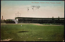 Load image into Gallery viewer, Hanlan&#39;s Point Toronto Stadium Baseball Postcard Maple Leafs Babe Ruth 1st Homer
