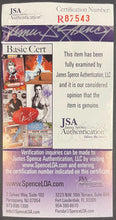 Load image into Gallery viewer, Len Dawson Signed Custom Kansas City Chiefs Display Jersey Autographed JSA COA

